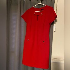 Tommy Hilfiger women’s red mini dress, size 6.